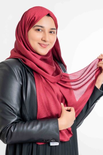 Deep Ruby Hijab
